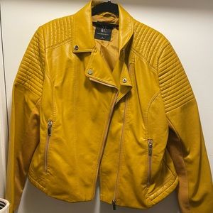 New York & Company faux leather moto jacket